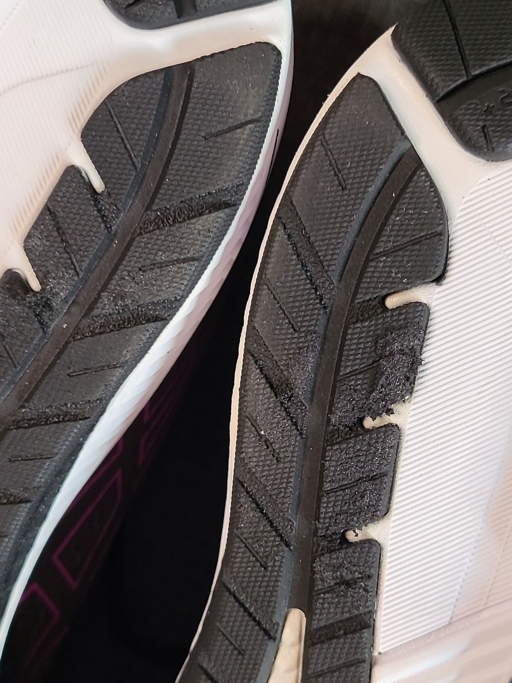 ASICS Women's Gray Running Shoes with Purple Accents - Picture 14 of 14